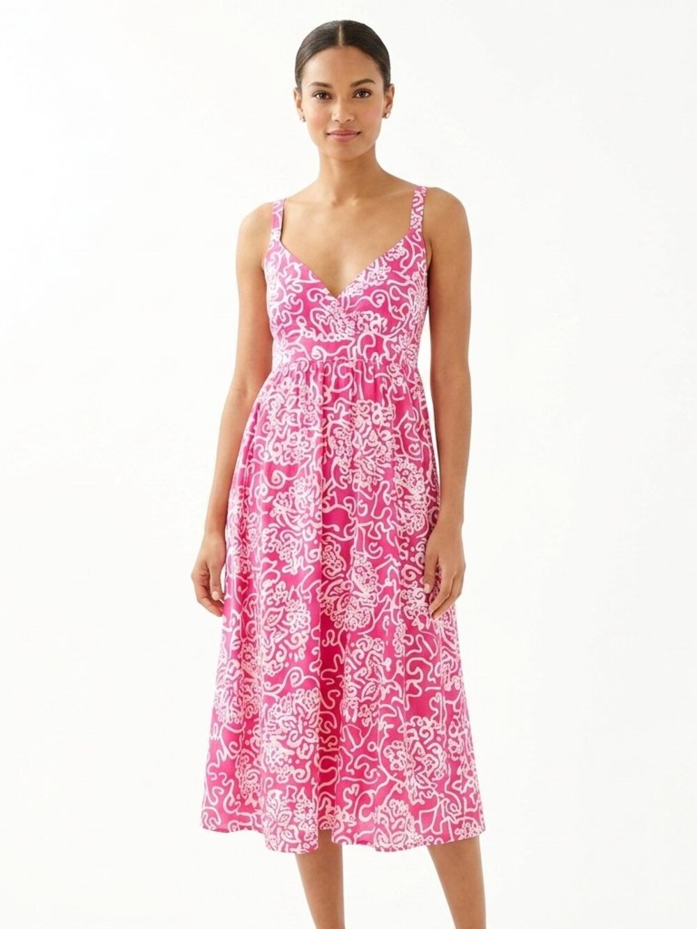 Joe Fresh Lined Cotton Pull On Printed Sundress- Sz. Sm